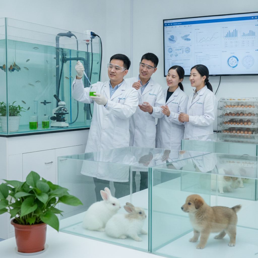 科研团队在进行养殖技术研究